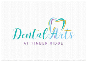 Modern Dental Arts Dental Practice Logo For Sale