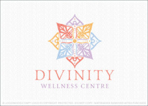 Divinity Wellness Godess Holistic Mandala Logo For Sale