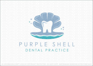 Peal Seashell Dental Practice Logo For Sale