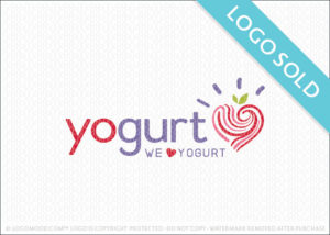 Yogurt Love Logo Sold